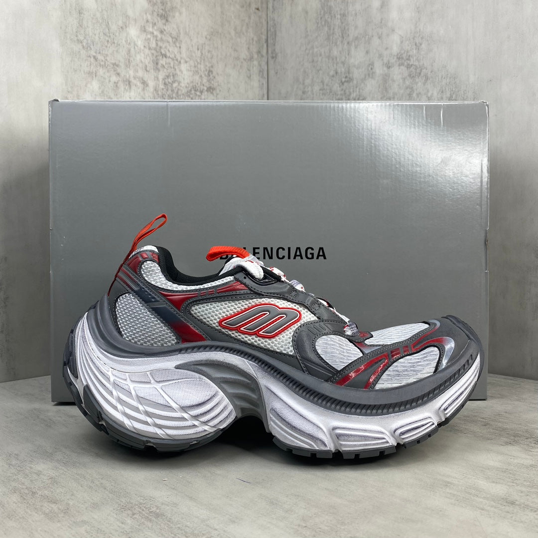 Balenciaga 10XL Sneakers Grey/Red