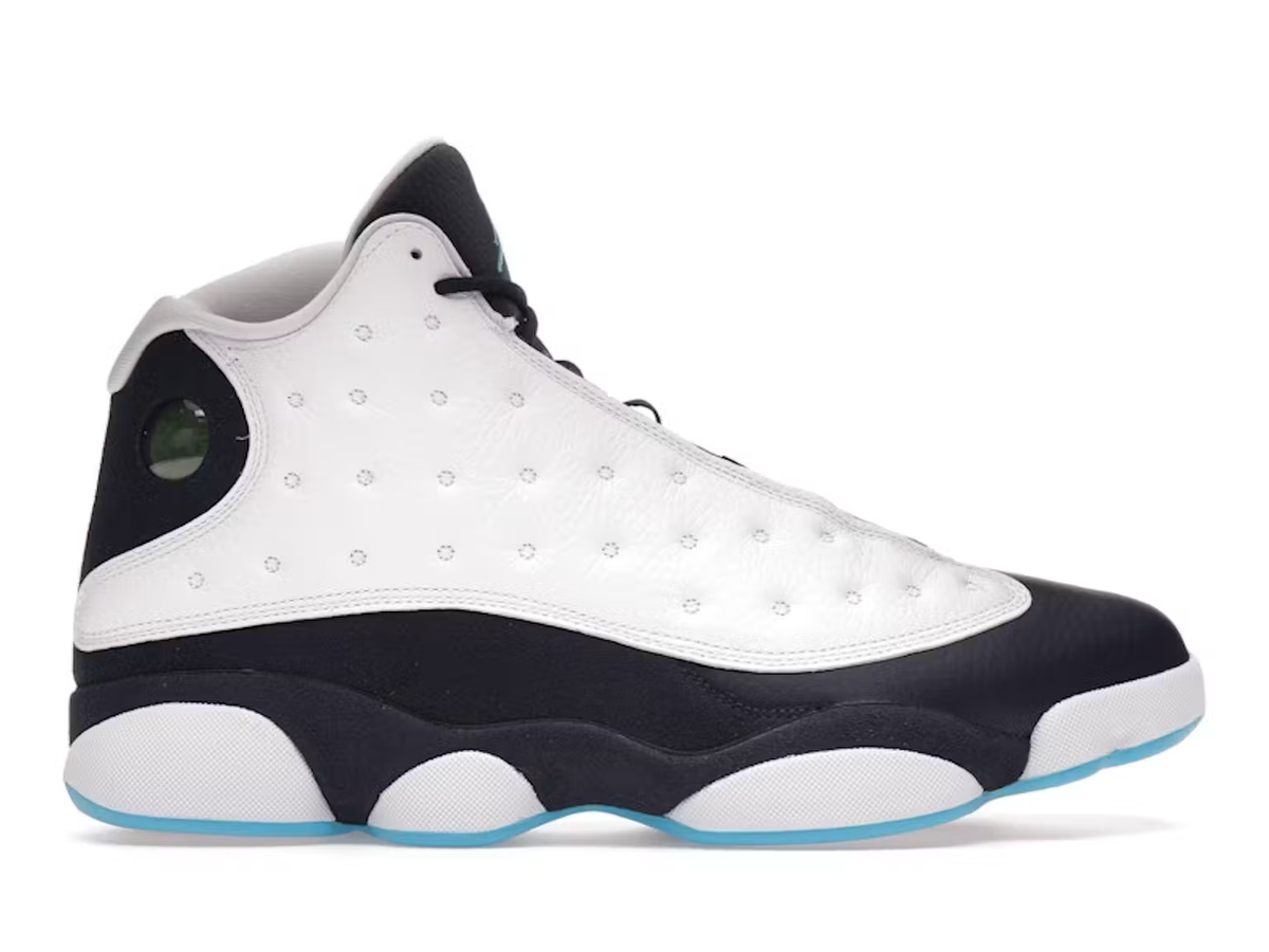Jordan 13 Retro Obsidian Powder Blue White