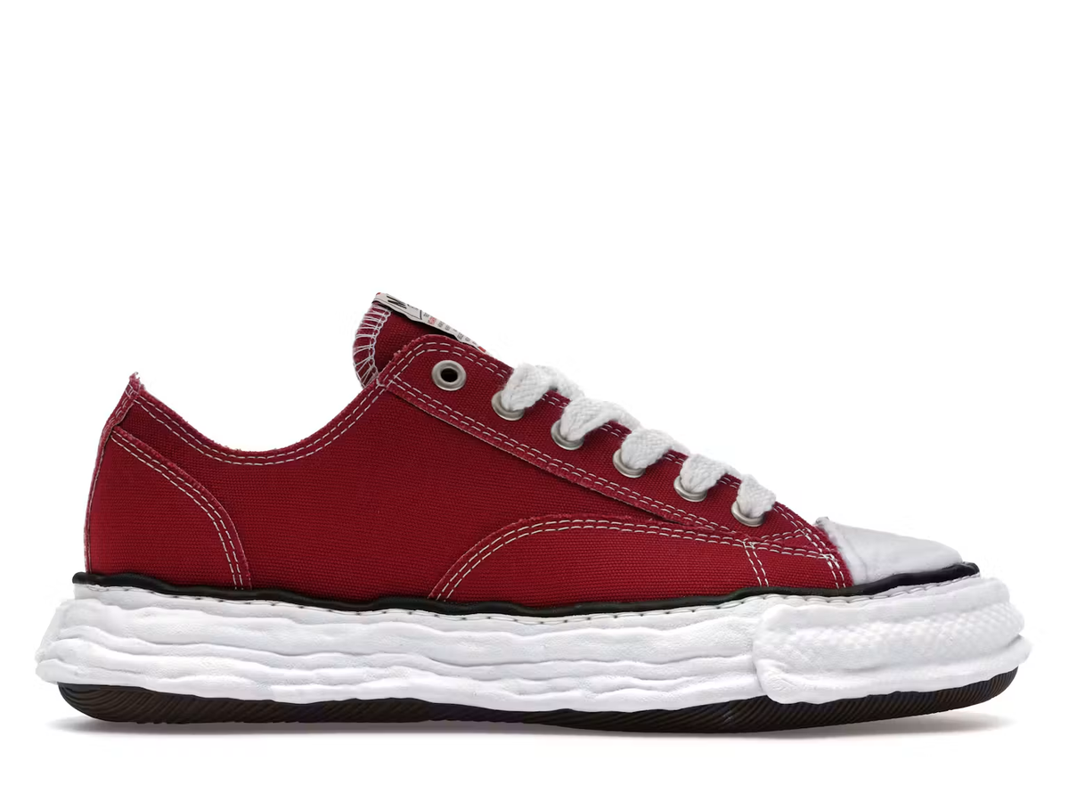 Maison Mihara Yasuhiro Peterson 23 OG Sole Canvas Low Bordeaux