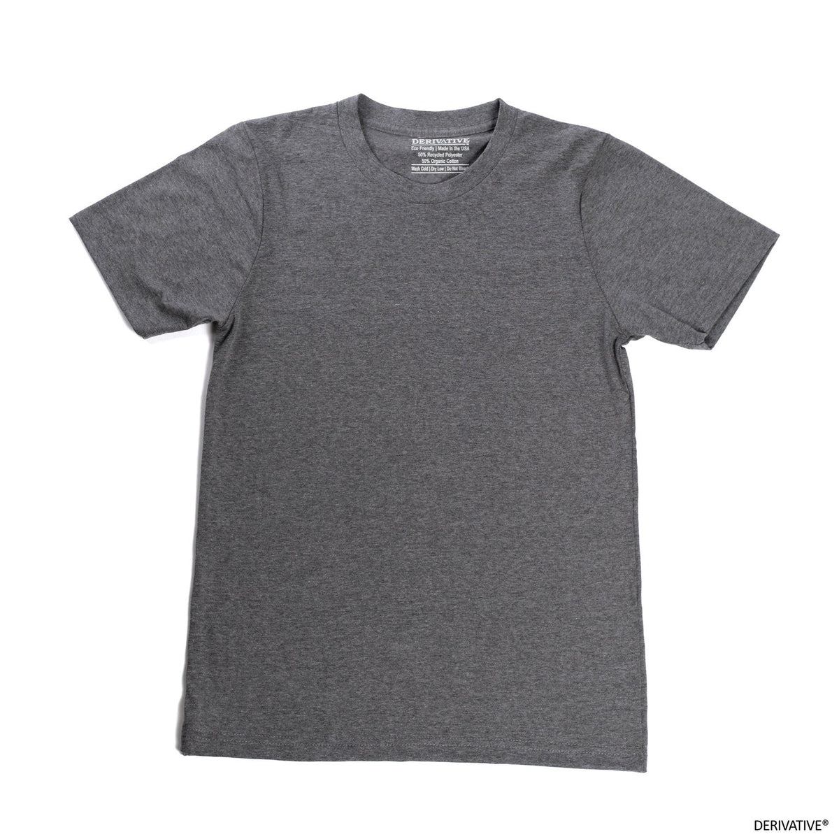 Organic Cotton & Recycled Polyester T-Shirts - Heather Grey