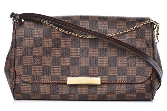 Louis Vuitton Damier Ebene MM Red Lining